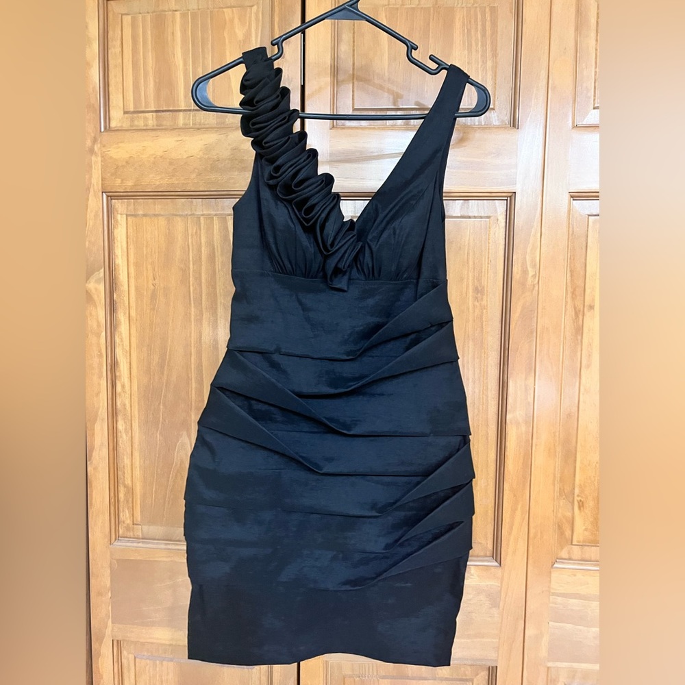Black cocktail dress
